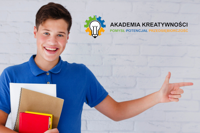 OGŁOSZENIE O REKRUTACJI  W RAMACH PROJEKTU   „Akademia Kreatywności – Pomysł, Potencjał Przedsiębiorca”